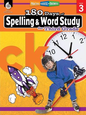cover image of 180 Days of Spelling and Word Study for Third Grade